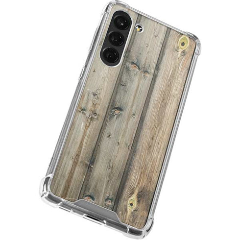 Natural Weathered Wood Galaxy S24 FE Clear Case