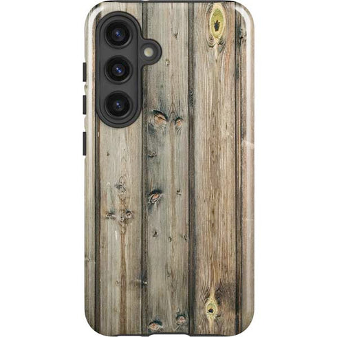 Natural Weathered Wood Galaxy S25 Impact Case