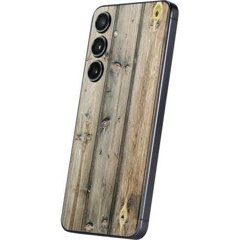 Natural Weathered Wood Galaxy S25 Plus Skin