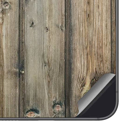 Natural Weathered Wood Galaxy S24 Plus Skin