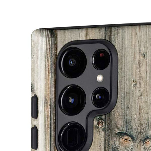 Natural Weathered Wood Galaxy S25 Ultra Impact Case