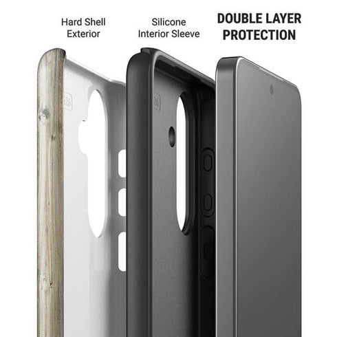 Natural Weathered Wood Galaxy S26 Impact Case