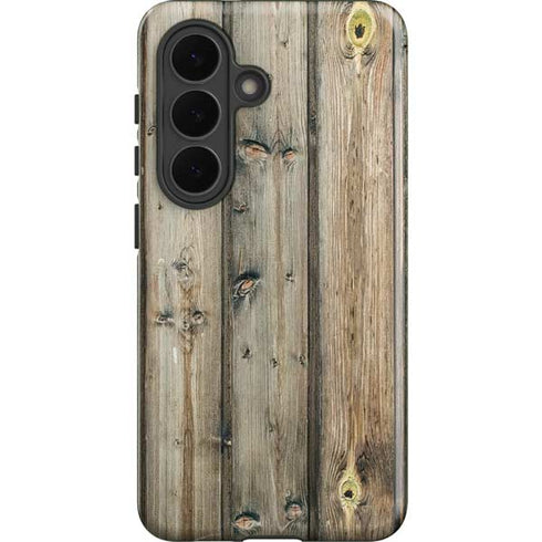 Natural Weathered Wood Galaxy S26 Plus Impact Case