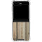 Natural Weathered Wood Galaxy Z Flip6 Clear Case