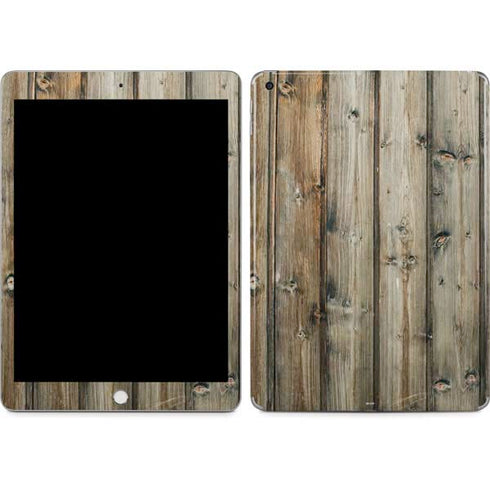 Natural Weathered Wood Apple iPad Skin