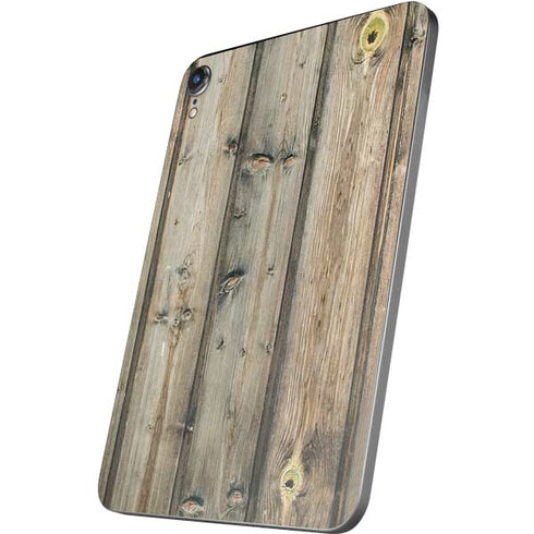 Natural Weathered Wood Apple iPad Mini Skin