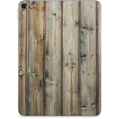 Natural Weathered Wood Apple iPad Pro Skin