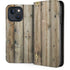 Natural Weathered Wood iPhone 13 Folio Case