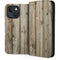 Natural Weathered Wood iPhone 14 Folio Case