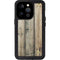 Natural Weathered Wood iPhone 15 Pro Waterproof Case