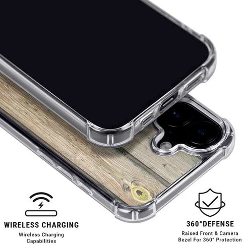 Natural Weathered Wood iPhone 16 MagSafe Case