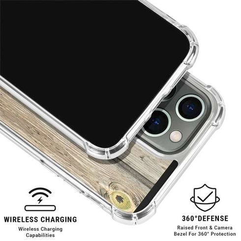 Natural Weathered Wood iPhone 16 Pro Max Clear Case