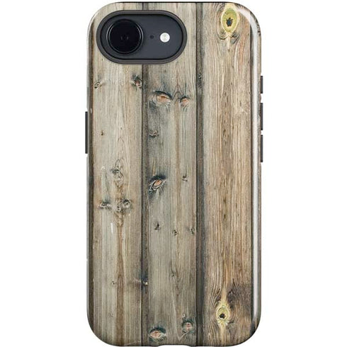 Natural Weathered Wood iPhone 16e Impact Case