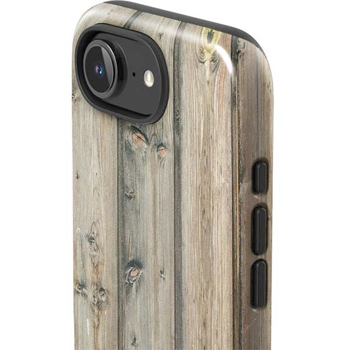 Natural Weathered Wood iPhone 16e Impact Case