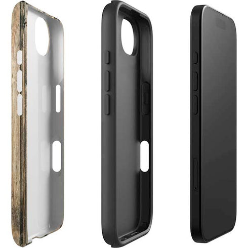 Natural Weathered Wood iPhone 16e Impact Case