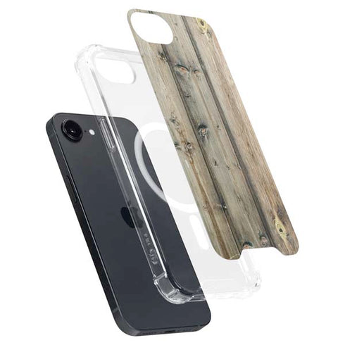 Natural Weathered Wood iPhone 16e MagSafe Case
