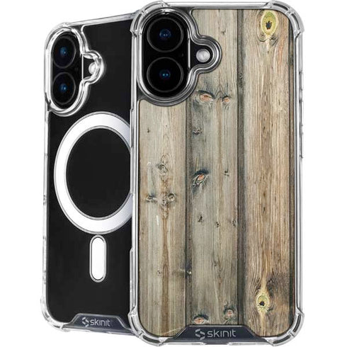 Natural Weathered Wood iPhone 17 MagSafe Case