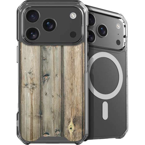 Natural Weathered Wood iPhone 18 Pro Max MagSafe Case