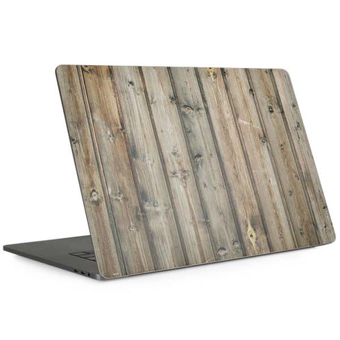 Natural Weathered Wood MacBook Skins