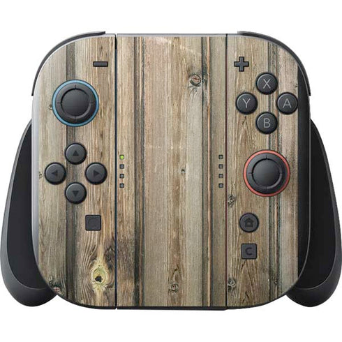 Natural Weathered Wood Nintendo Switch 2 (2025) with Joy-Con Skin