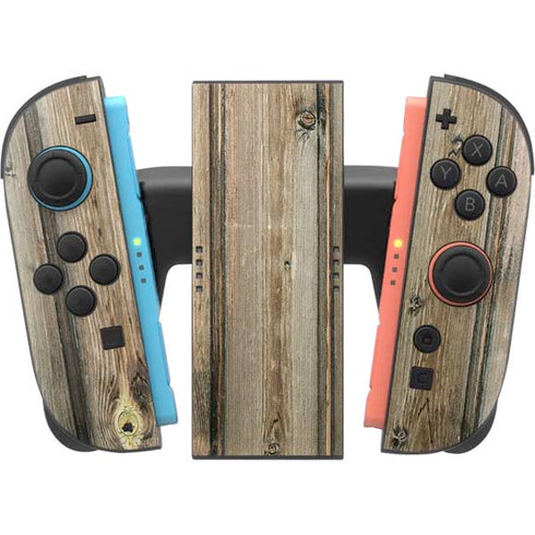 Natural Weathered Wood Nintendo Switch 2 (2025) Joy-Con Controller Skin