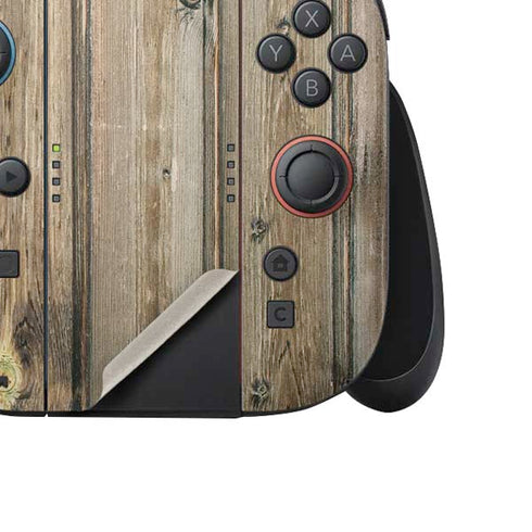 Natural Weathered Wood Nintendo Switch 2 (2025) Joy-Con Controller Skin