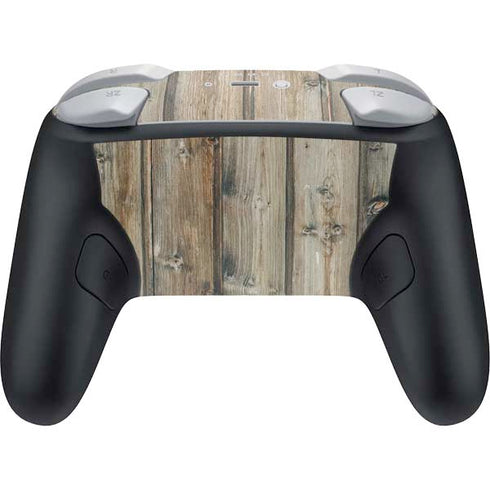 Natural Weathered Wood Nintendo Switch 2 (2025) Pro Controller Skin