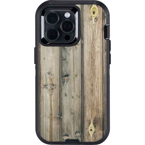 Natural Weathered Wood Otterbox Defender iPhone Skin