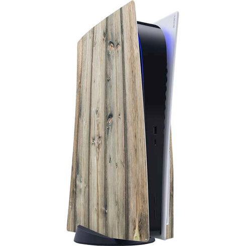 Natural Weathered Wood PlayStation PS5 Skins