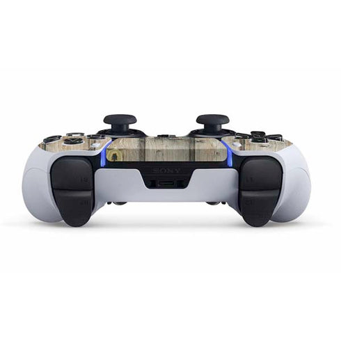 Natural Weathered Wood PS5 DualSense Edge Pro Controller Skin
