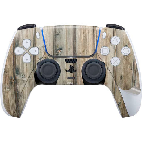 Natural Weathered Wood PS5 Pro Bundle Skin