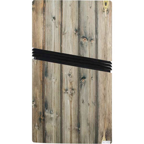 Natural Weathered Wood PS5 Pro Console Skin