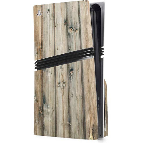 Natural Weathered Wood PlayStation PS5 Skins