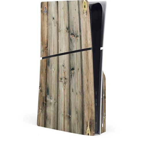 Natural Weathered Wood PlayStation PS5 Skins