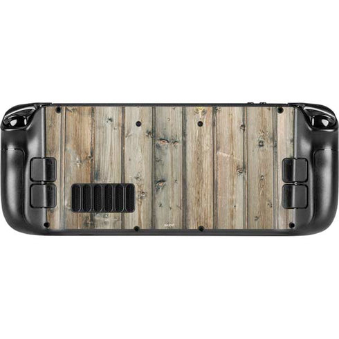 Natural Weathered Wood Steam Deck Handheld Gaming Computer Skin