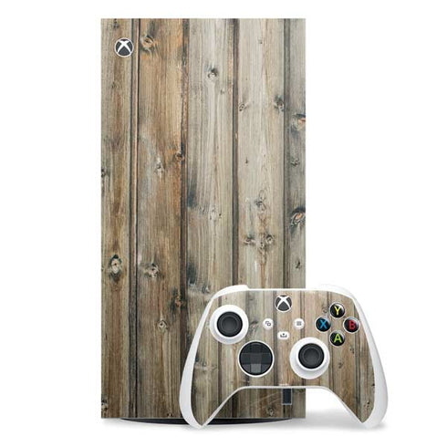 Natural Weathered Wood Xbox Series X Skins