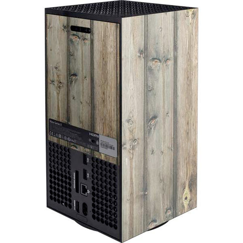 Natural Weathered Wood XBox Series X Digital Edition Console Skin