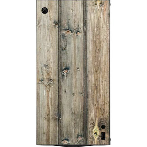 Natural Weathered Wood XBox Series X Digital Edition Console Skin