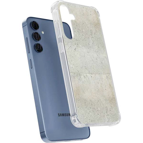 Natural White Concrete Galaxy A35 5G Clear Case