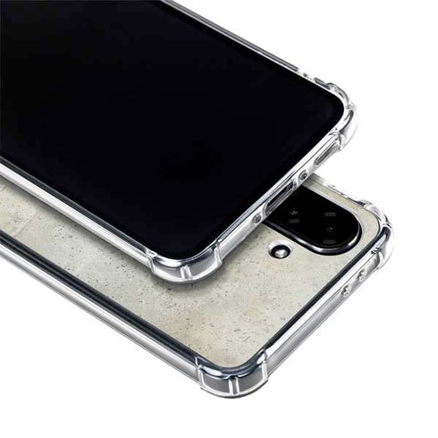 Natural White Concrete Galaxy A36 5G Clear Case