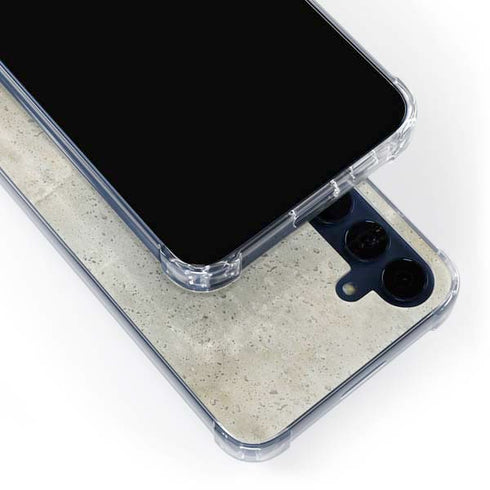 Natural White Concrete Galaxy A55 5G Clear Case