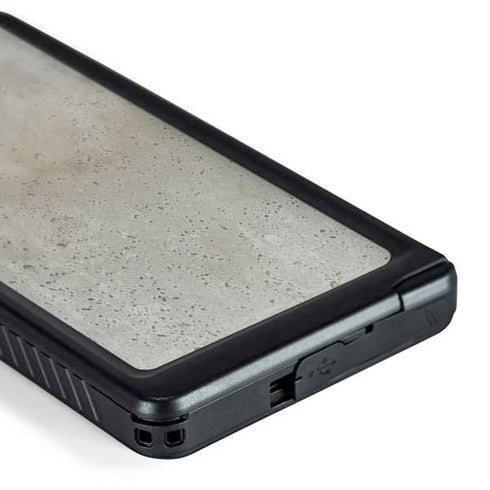 Natural White Concrete Galaxy S24 Ultra Waterproof Case