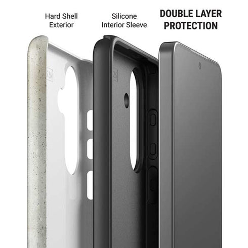 Natural White Concrete Galaxy S26 Impact Case