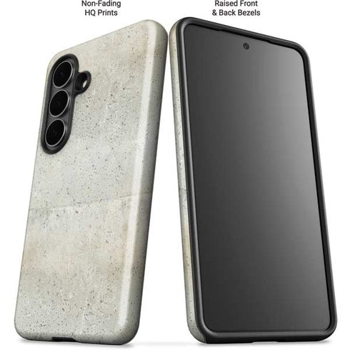 Natural White Concrete Galaxy S26 Plus Impact Case