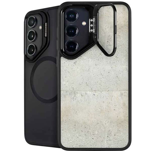 Natural White Concrete Galaxy S26 Plus Kickstand Case