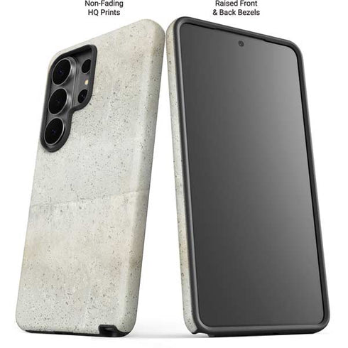 Natural White Concrete Galaxy S26 Ultra Impact Case