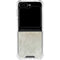Natural White Concrete Galaxy Z Flip6 Clear Case