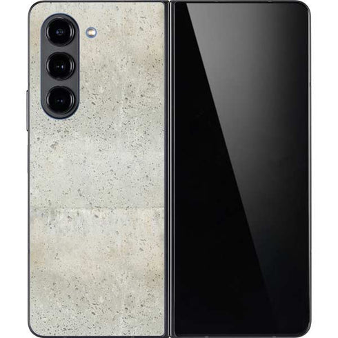 Natural White Concrete Galaxy Z Fold5 5G Skin