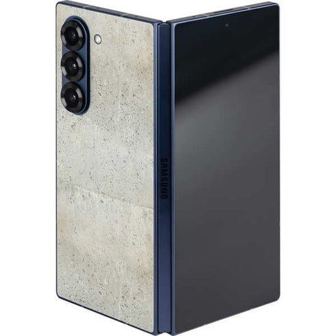 Natural White Concrete Galaxy Z Fold6 Skin