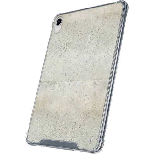 Natural White Concrete iPad 11th Gen (2025) Clear Case
